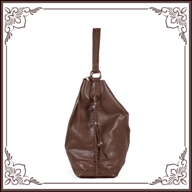 Deri Kol Çantası - Kahve