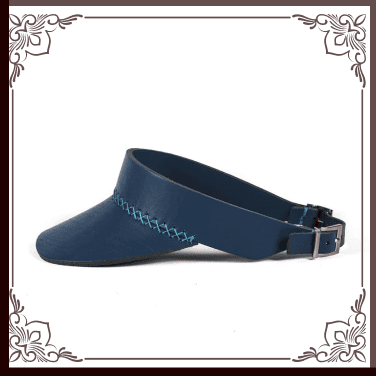 Deri Şapka - Kobalt